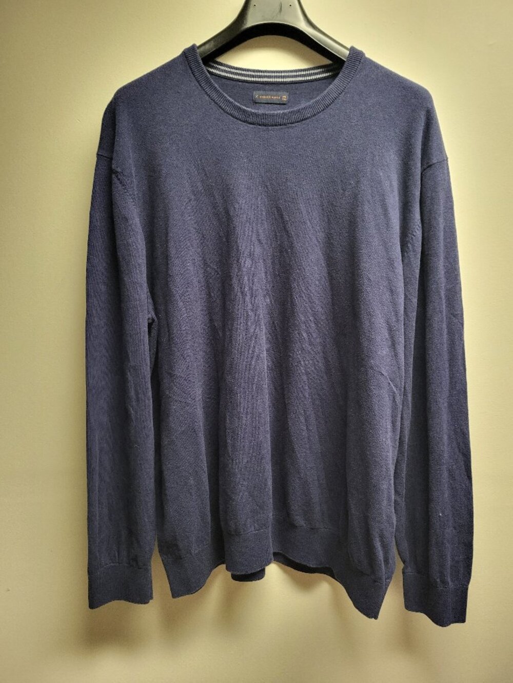 Denver Hayes Men’s Blue Knit Sweater Size 3XL Crew Neck Pullover